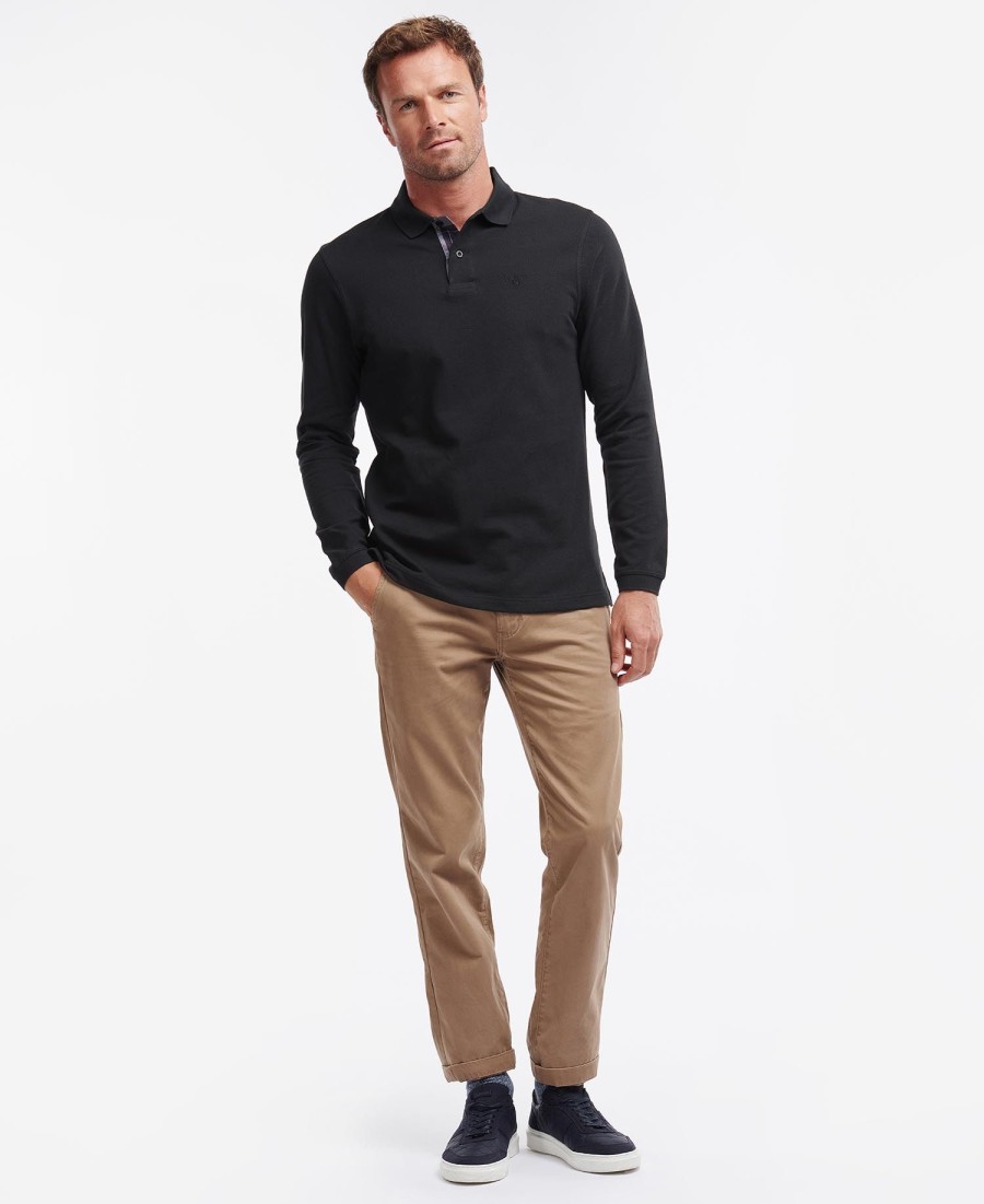 essentiële polo met lange mouwen