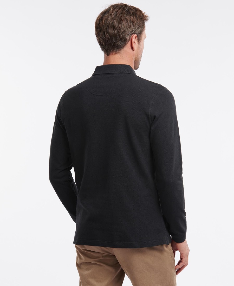 essentiële polo met lange mouwen