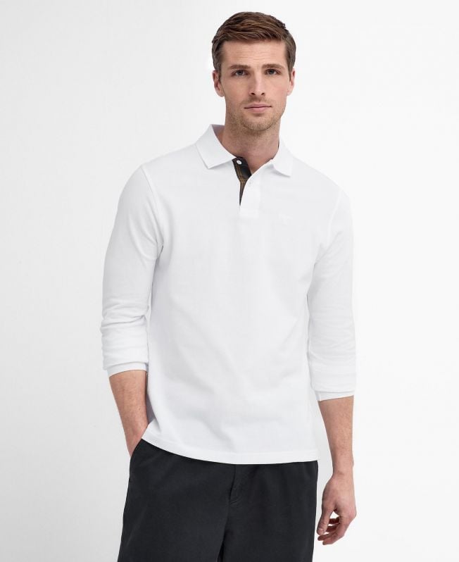 een onmisbaar poloshirt met lange mouwen.