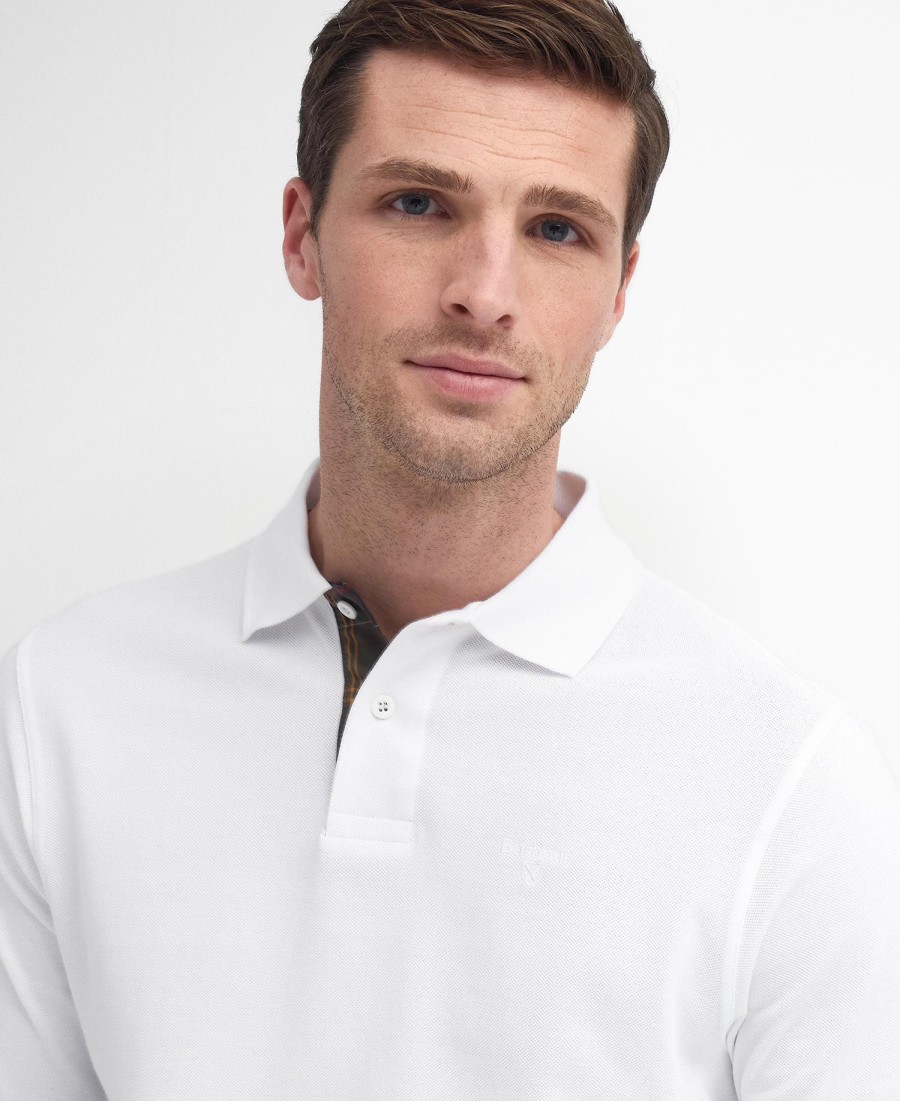 een onmisbaar poloshirt met lange mouwen.