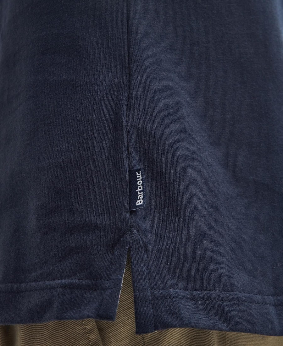 corpatch poloshirt met lange mouwen