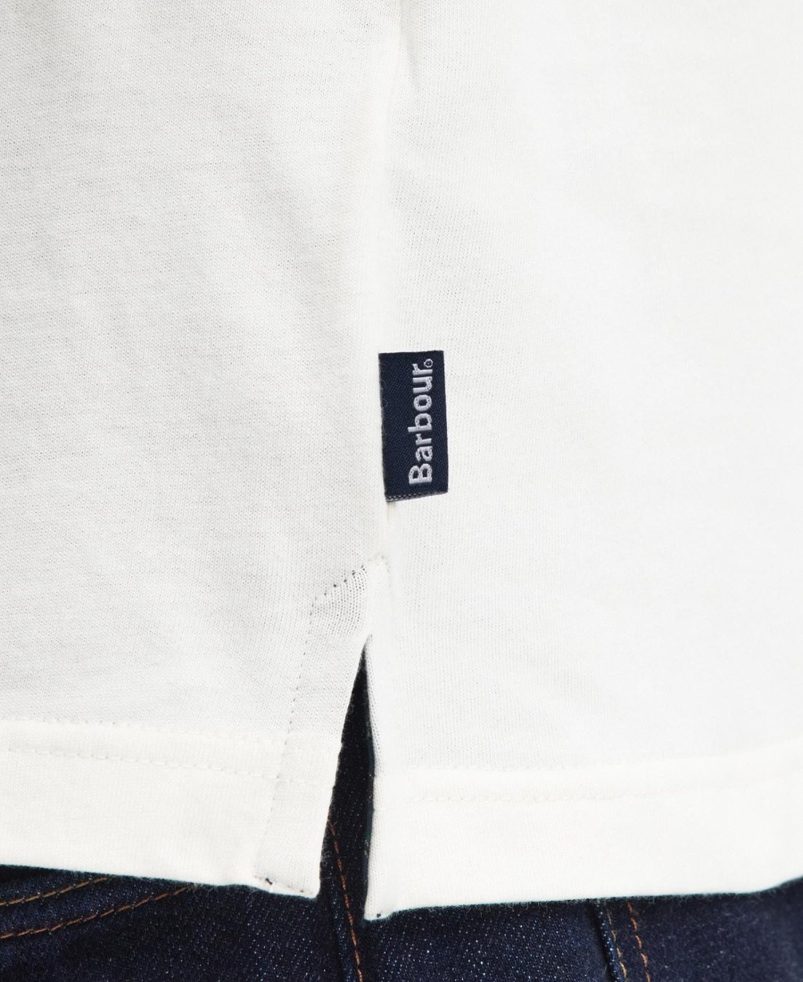 corpatch poloshirt met lange mouwen