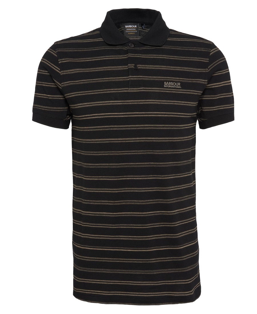 montague gestreept poloshirt met korte mouwen