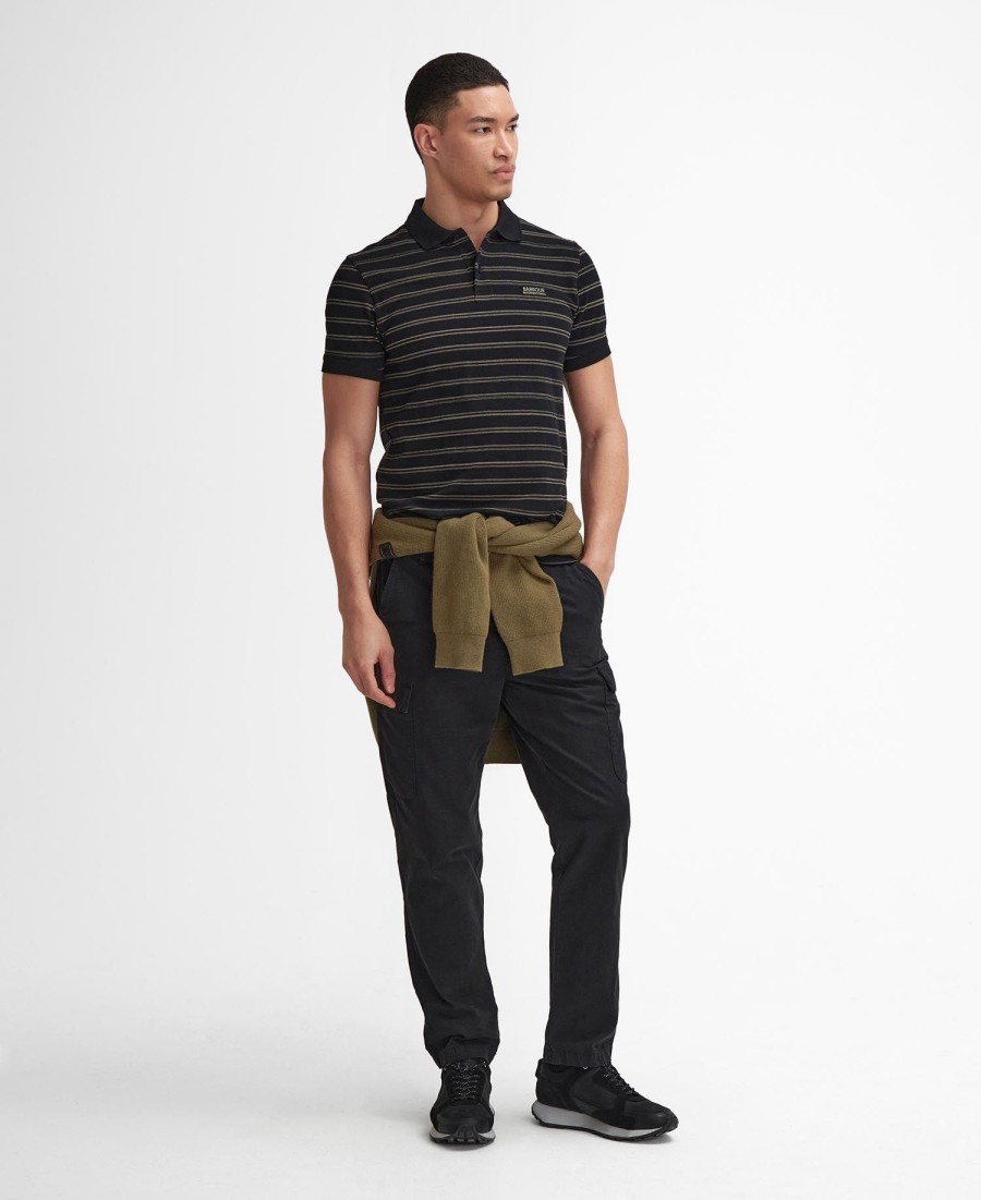 montague gestreept poloshirt met korte mouwen