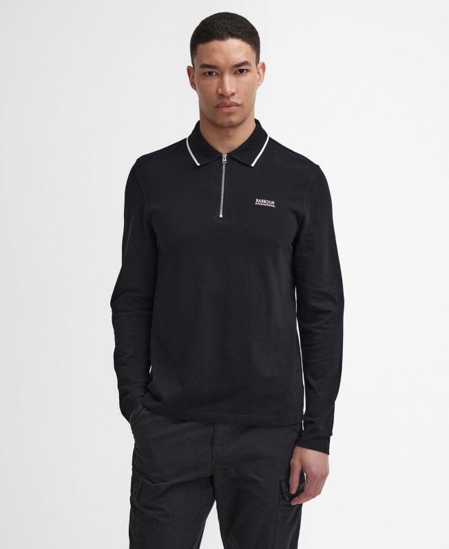 hampstead poloshirt met lange mouwen
