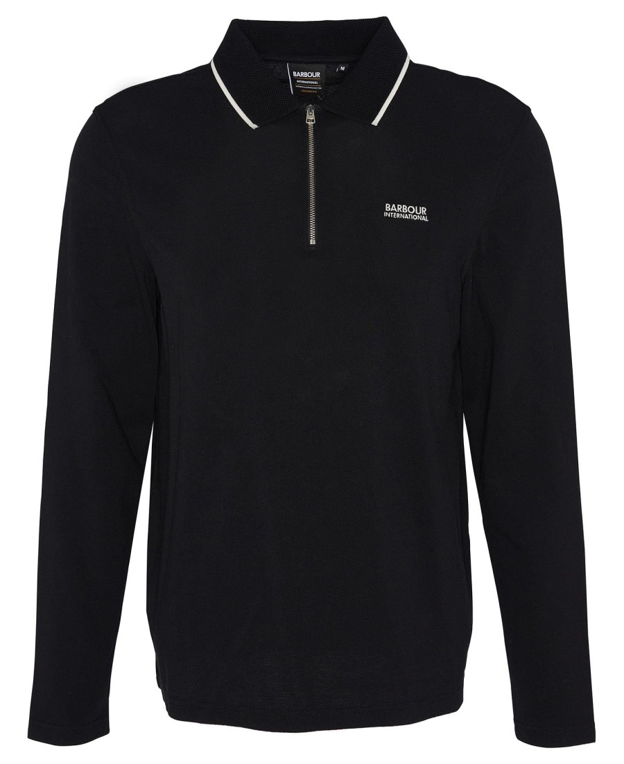 hampstead poloshirt met lange mouwen