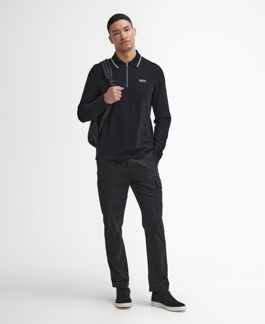 hampstead poloshirt met lange mouwen