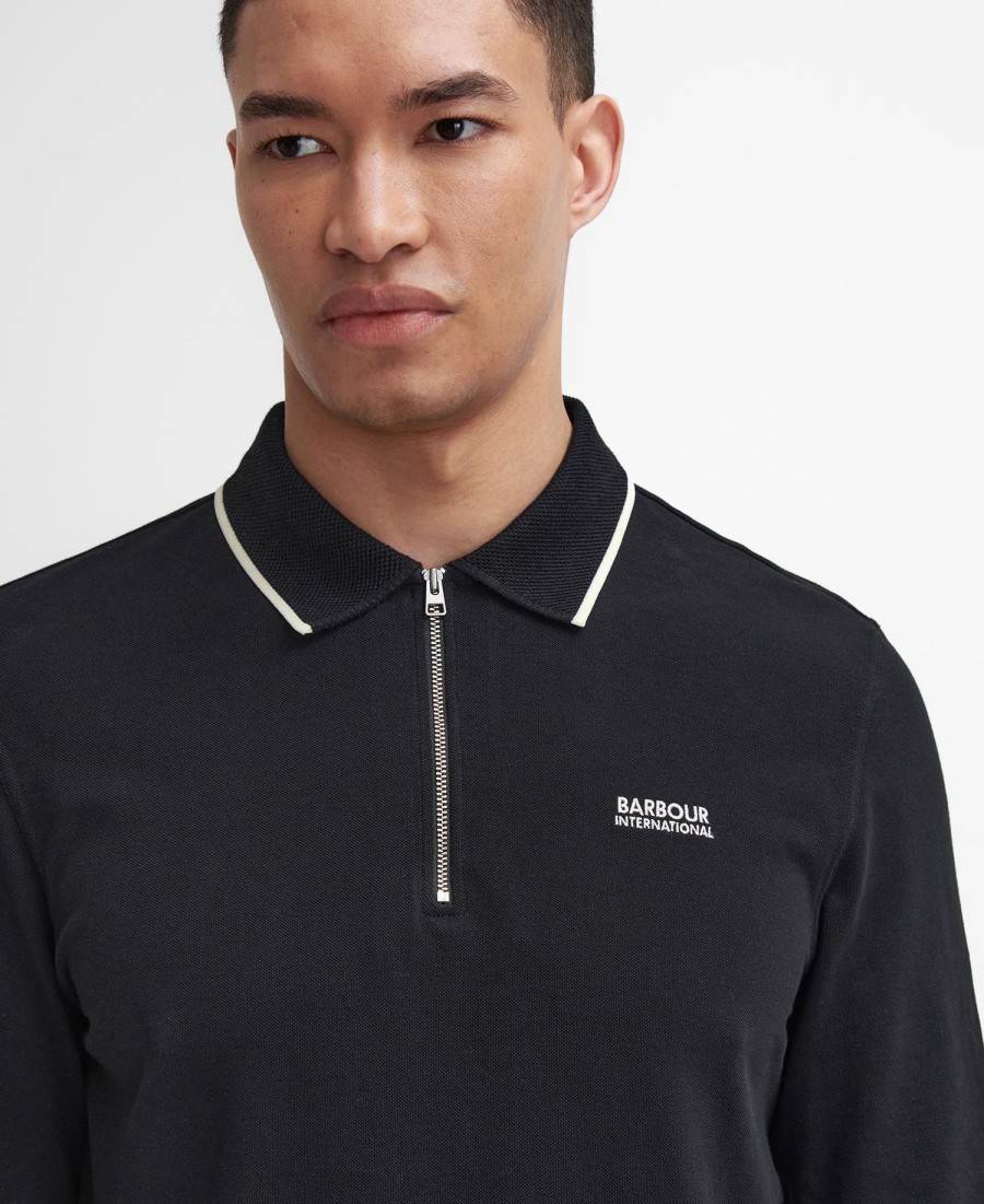 hampstead poloshirt met lange mouwen