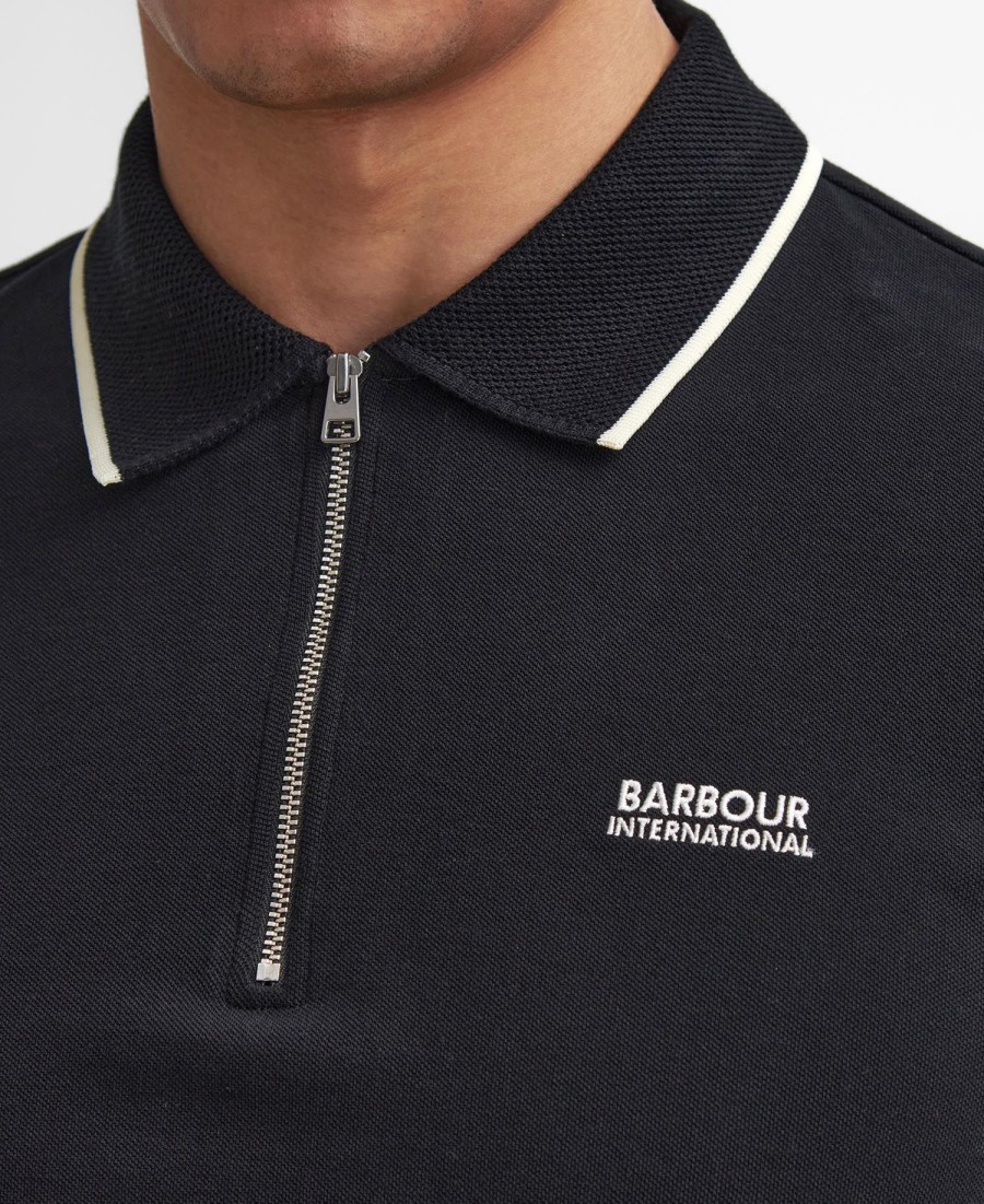 hampstead poloshirt met lange mouwen