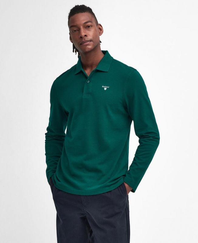 origineel sportpoloshirt met lange mouwen