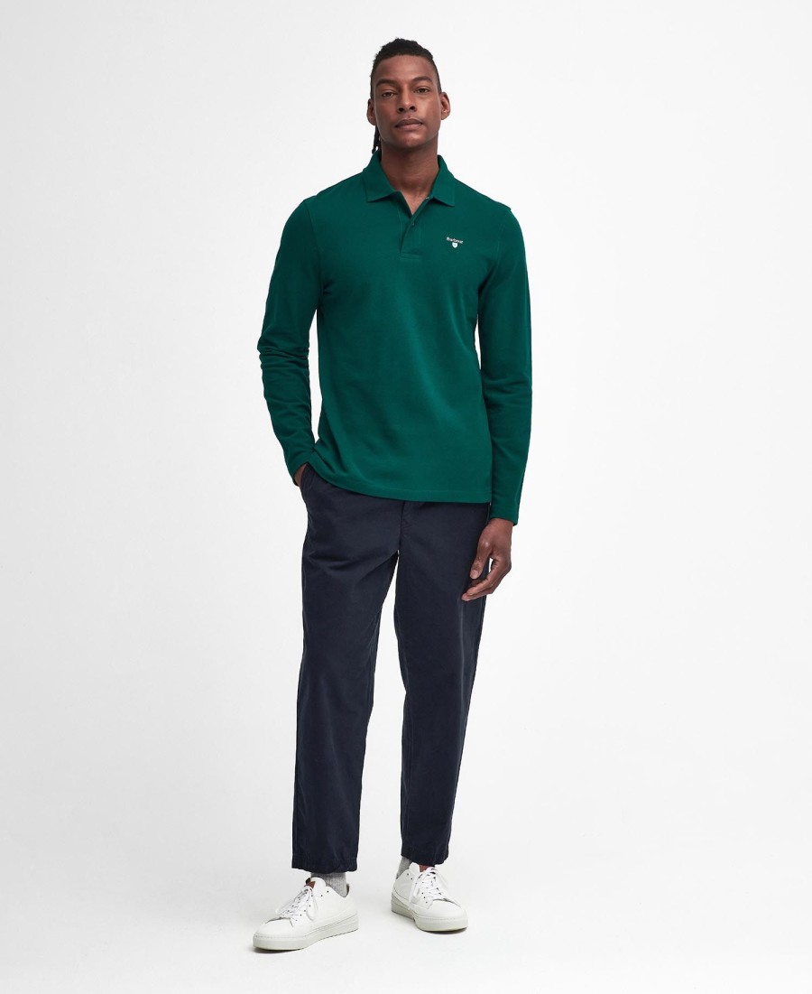 origineel sportpoloshirt met lange mouwen
