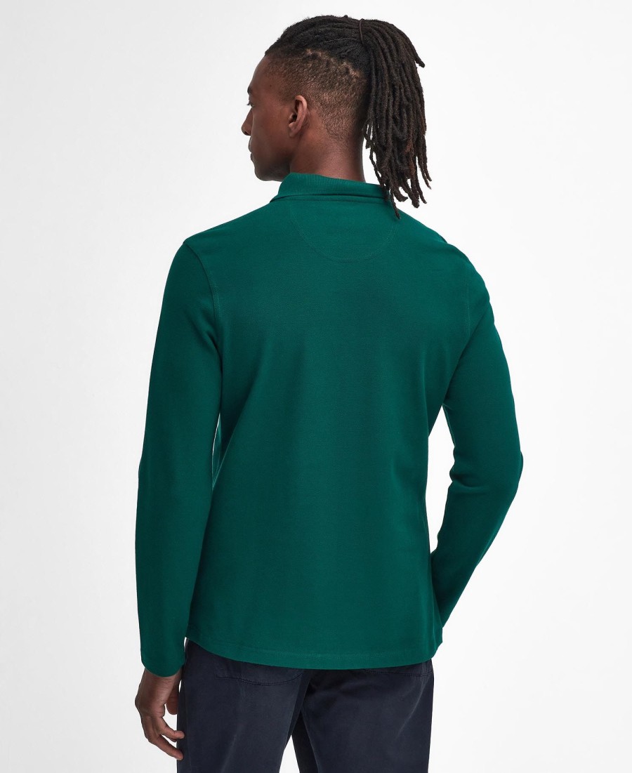 origineel sportpoloshirt met lange mouwen