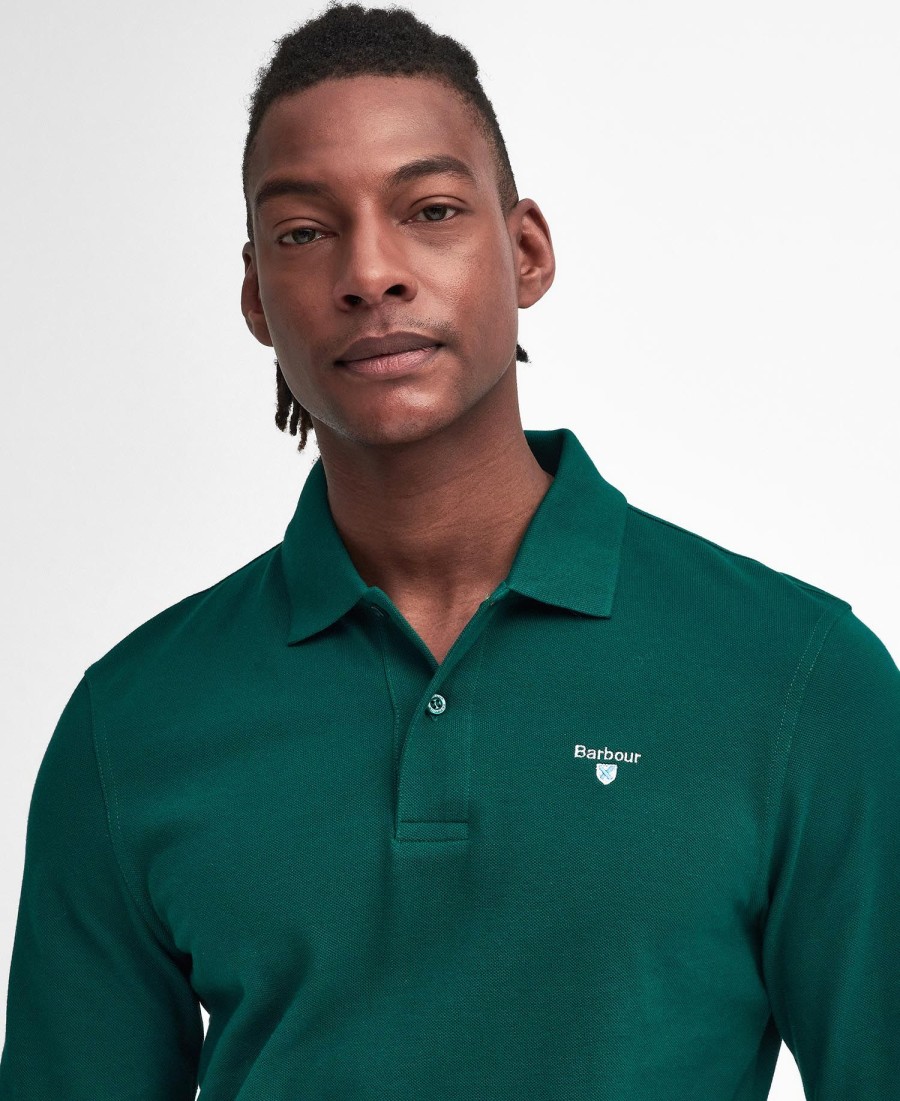origineel sportpoloshirt met lange mouwen