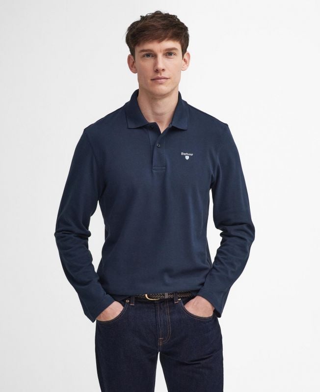 origineel sportpoloshirt met lange mouwen