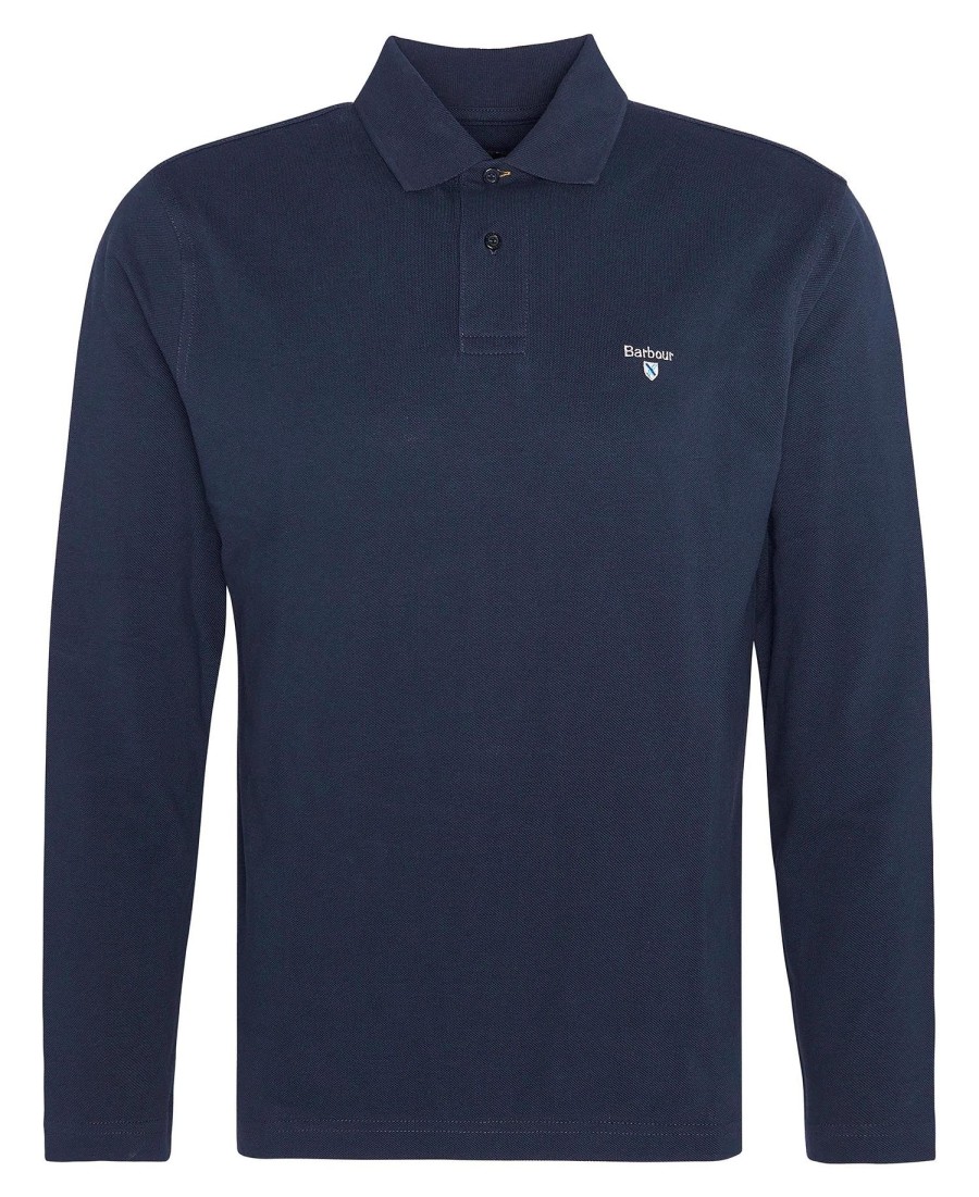 origineel sportpoloshirt met lange mouwen