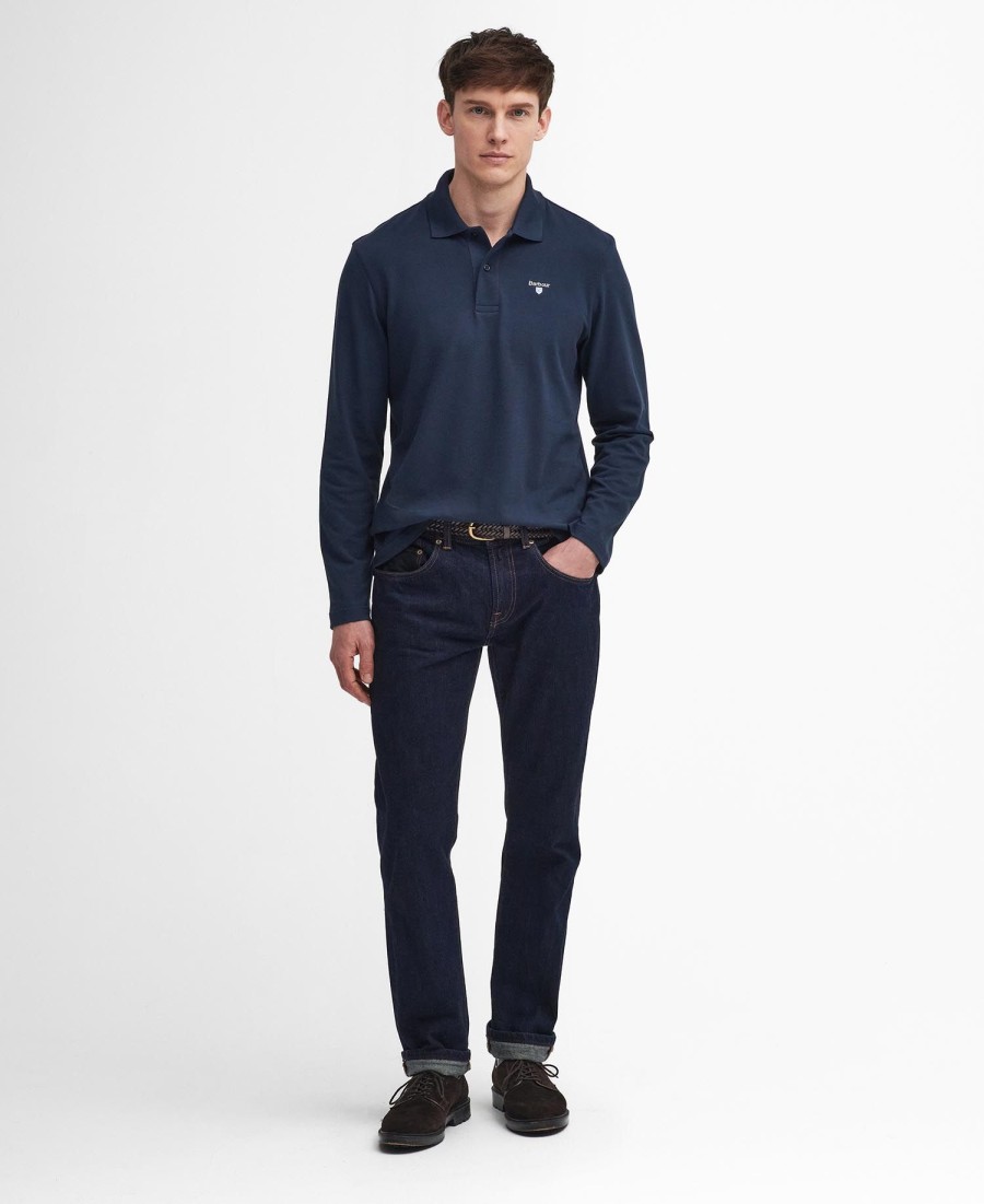 origineel sportpoloshirt met lange mouwen