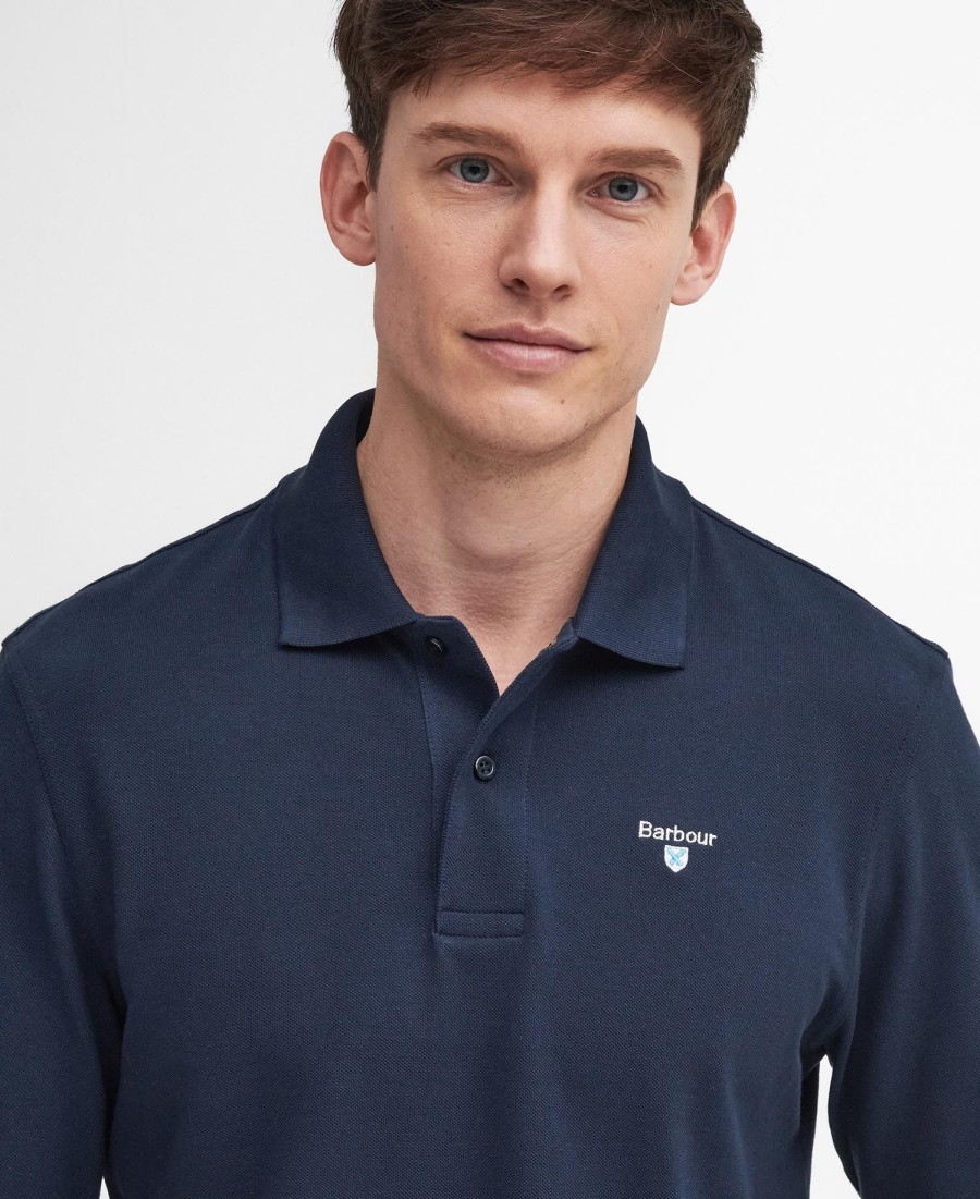origineel sportpoloshirt met lange mouwen