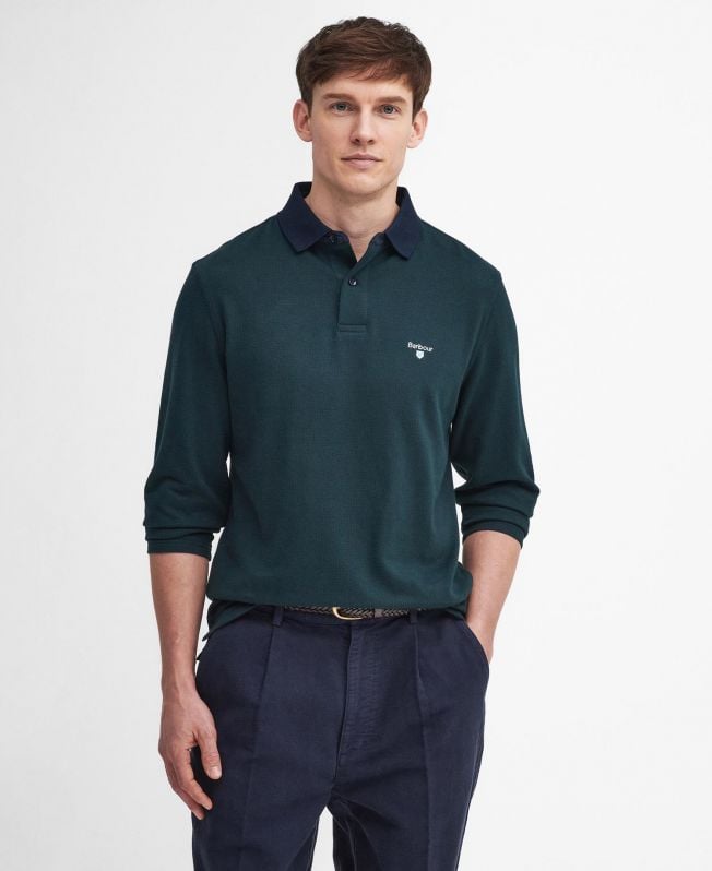 walkford poloshirt met lange mouwen