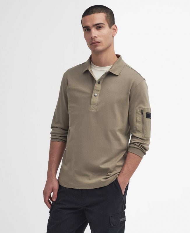 bradley poloshirt met lange mouwen
