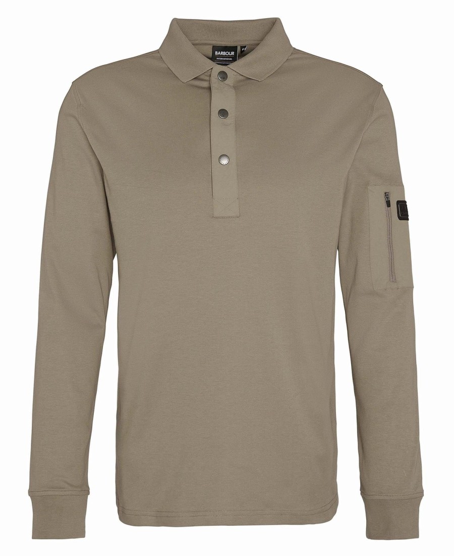 bradley poloshirt met lange mouwen
