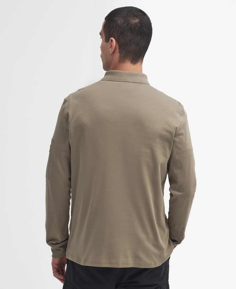 bradley poloshirt met lange mouwen