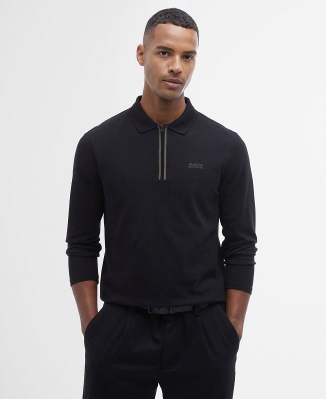 marshall poloshirt met lange mouwen