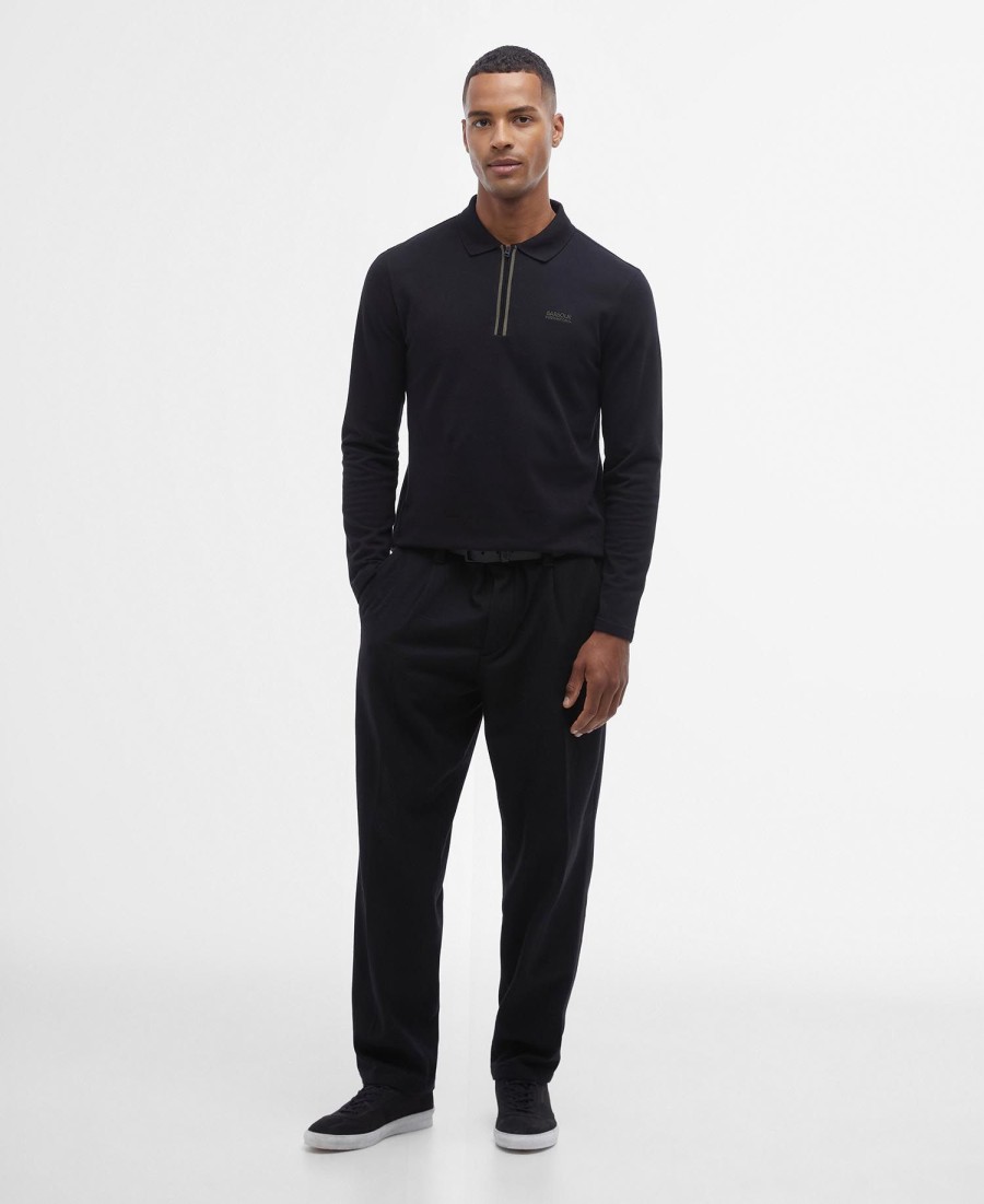 marshall poloshirt met lange mouwen