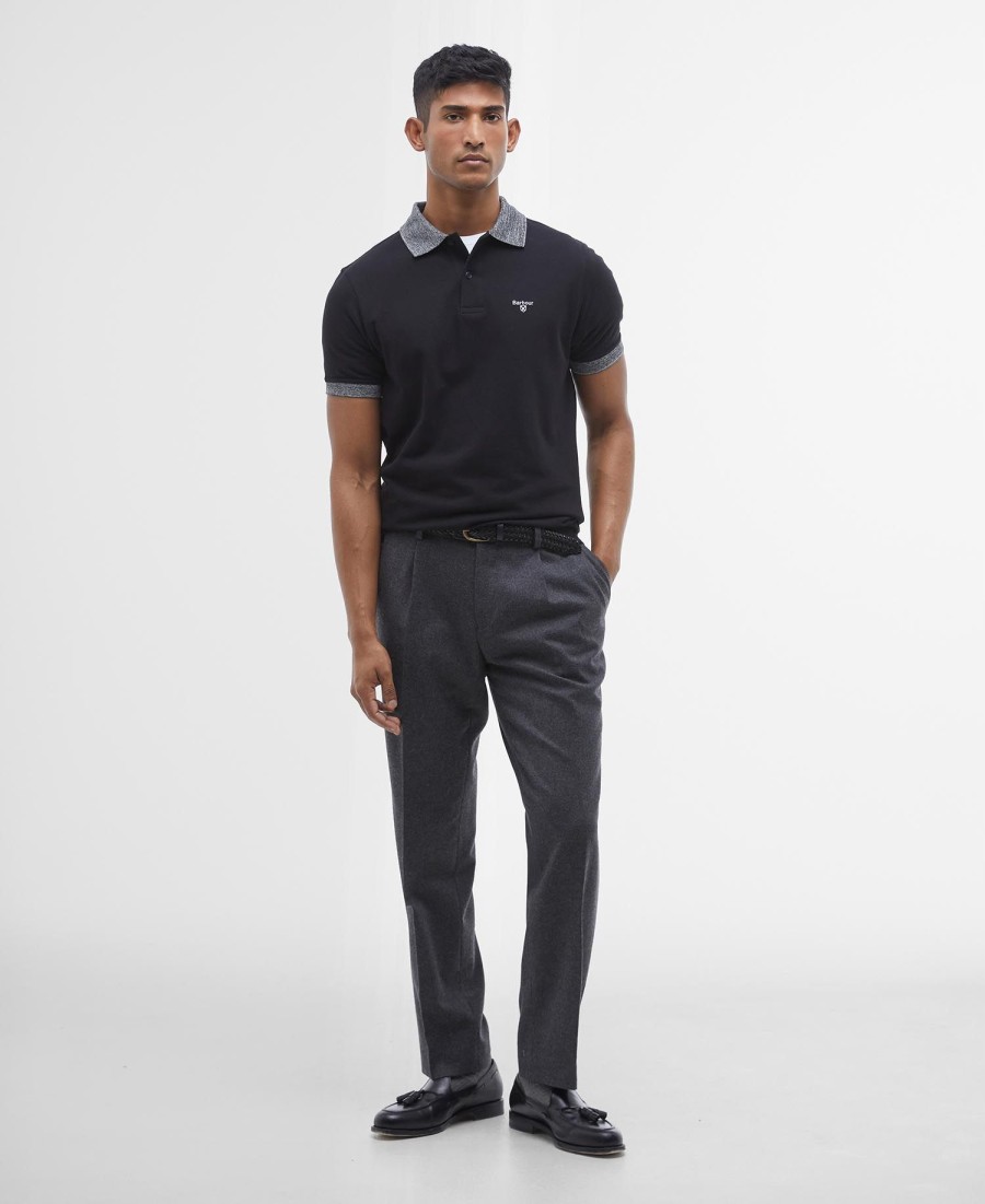 marlton poloshirt met korte mouwen getailleerd model.