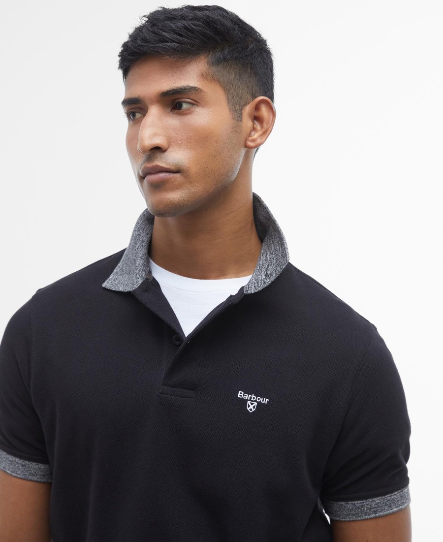 marlton poloshirt met korte mouwen getailleerd model.