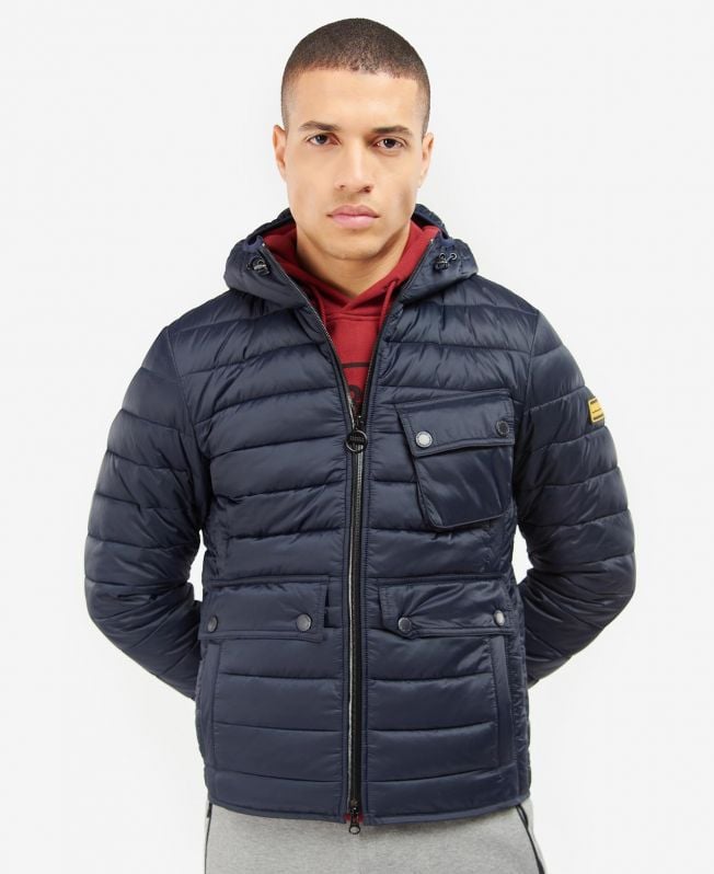 racer ouston gewatteerde jas met capuchon
