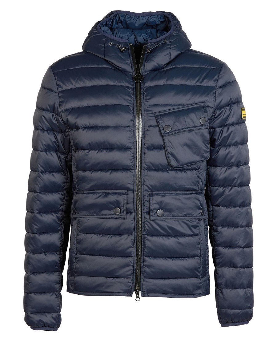 racer ouston gewatteerde jas met capuchon