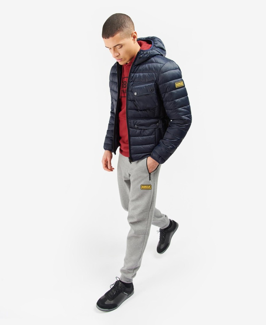 racer ouston gewatteerde jas met capuchon