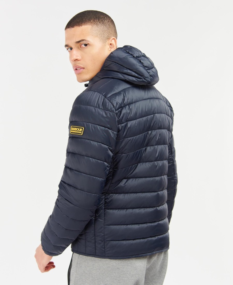 racer ouston gewatteerde jas met capuchon