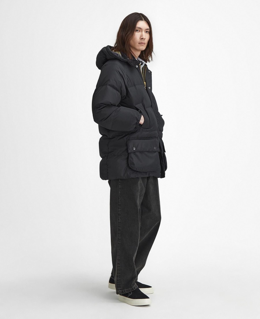 beaufort gewatteerde oversized jas