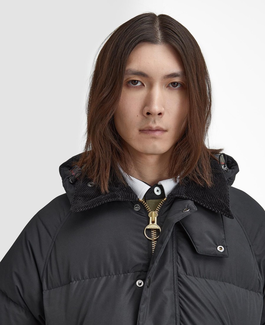 beaufort gewatteerde oversized jas