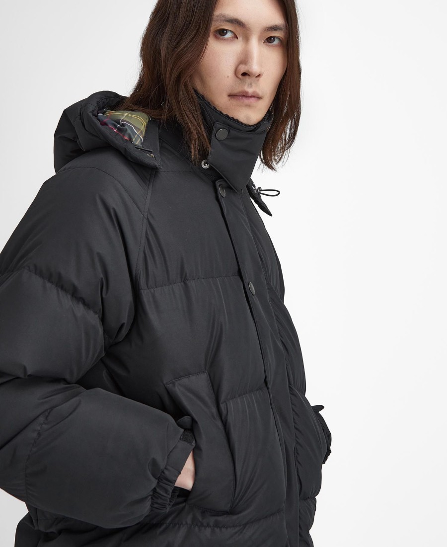 beaufort gewatteerde oversized jas
