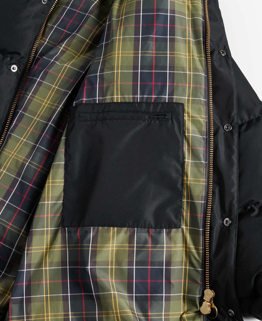 beaufort gewatteerde oversized jas