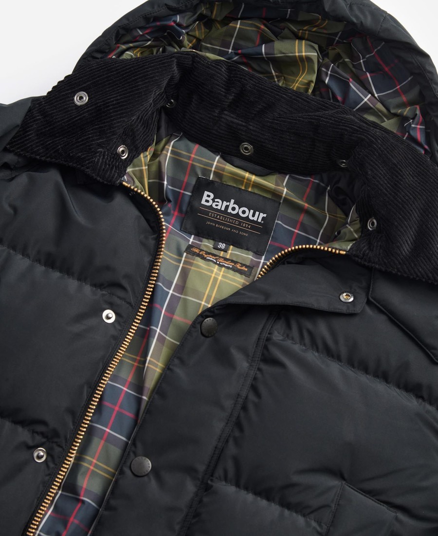 beaufort gewatteerde oversized jas