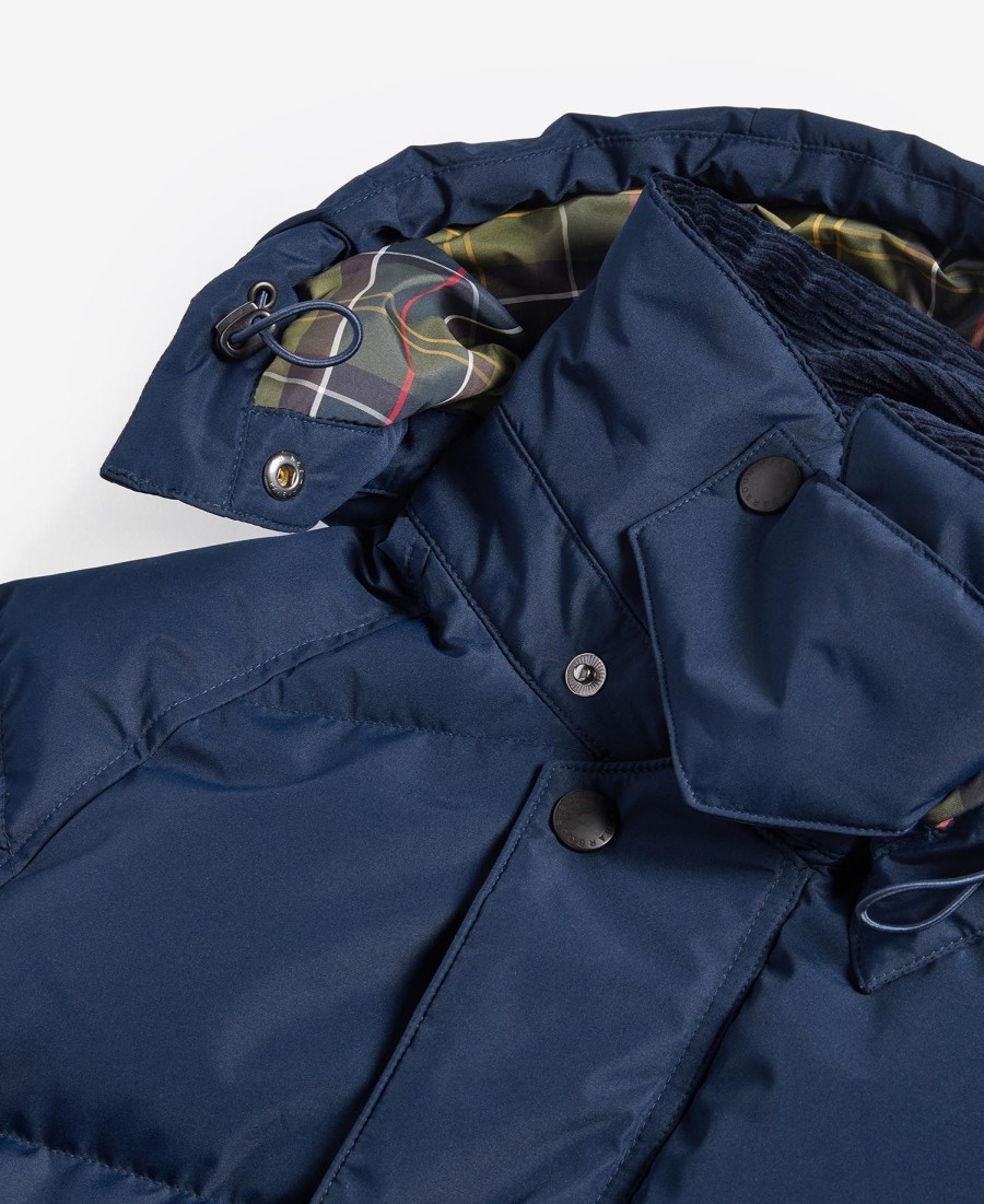beaufort gewatteerde oversized jas