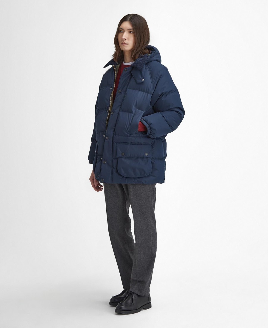 beaufort gewatteerde oversized jas