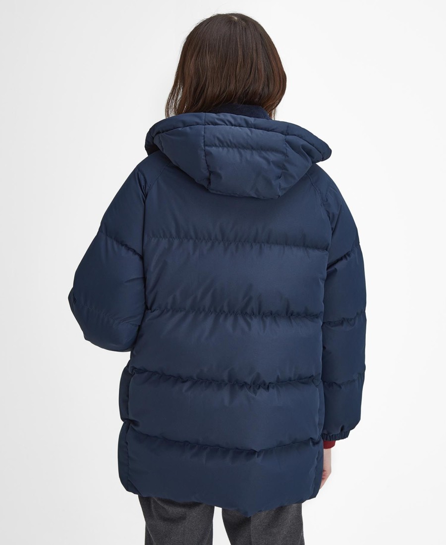 beaufort gewatteerde oversized jas