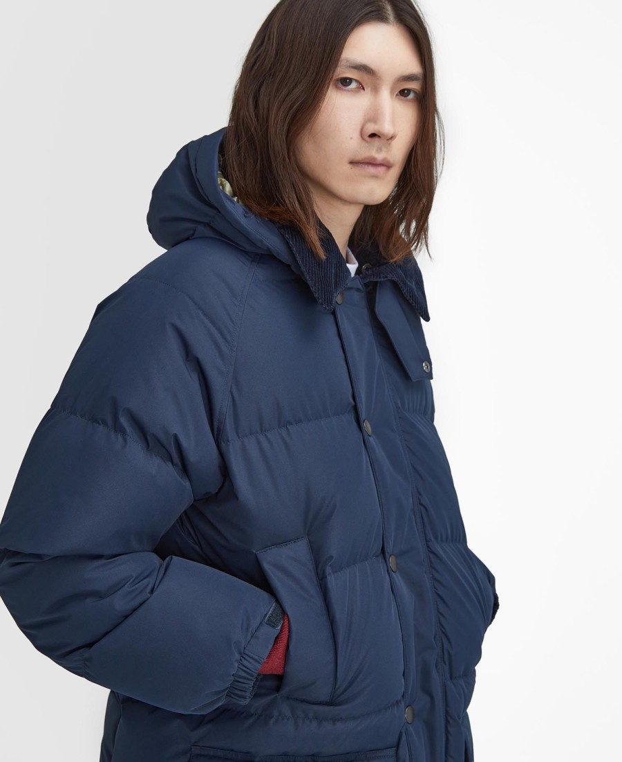 beaufort gewatteerde oversized jas