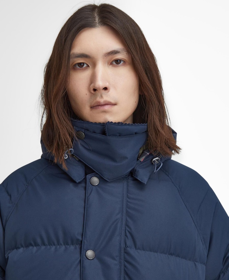 beaufort gewatteerde oversized jas