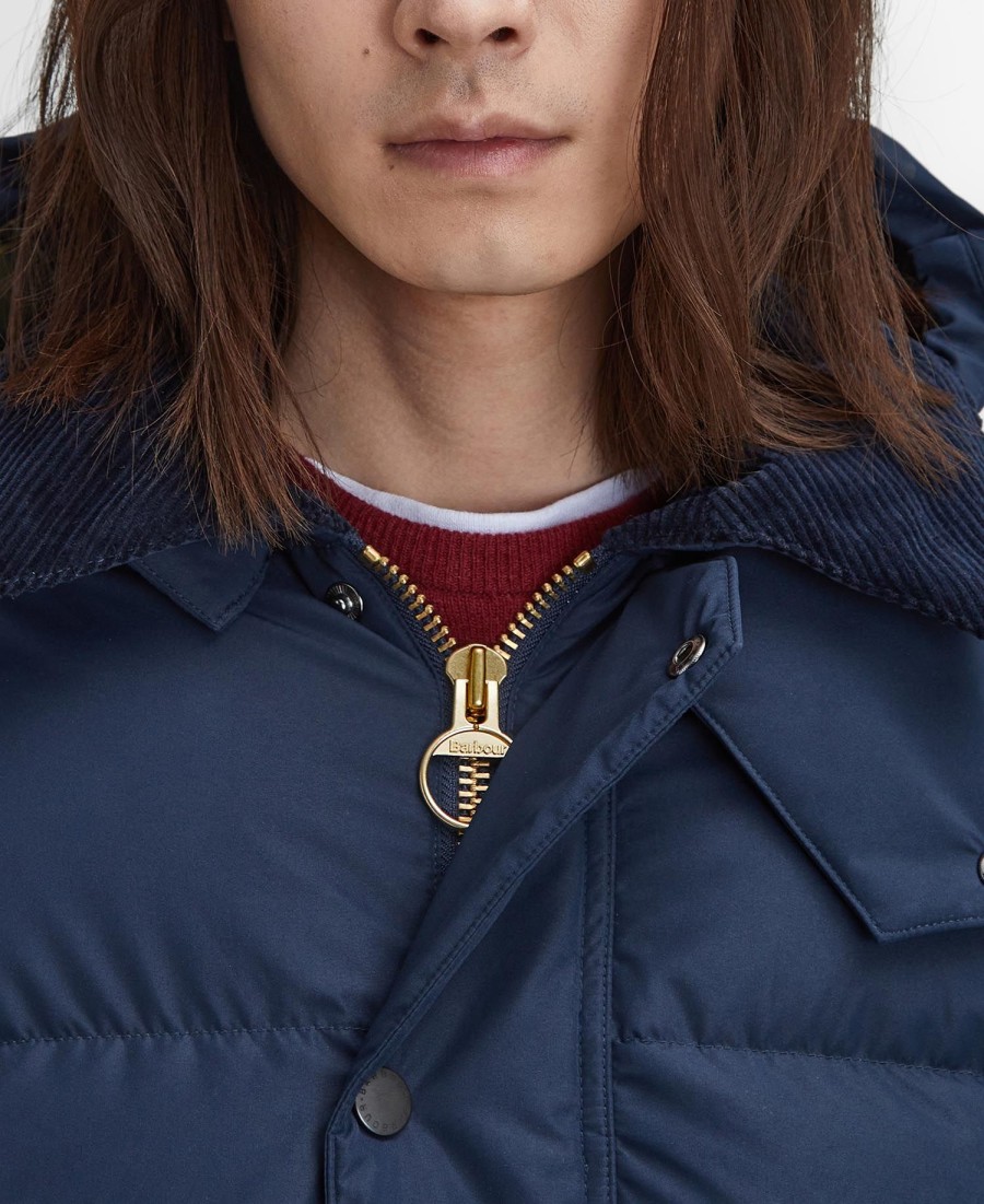 beaufort gewatteerde oversized jas