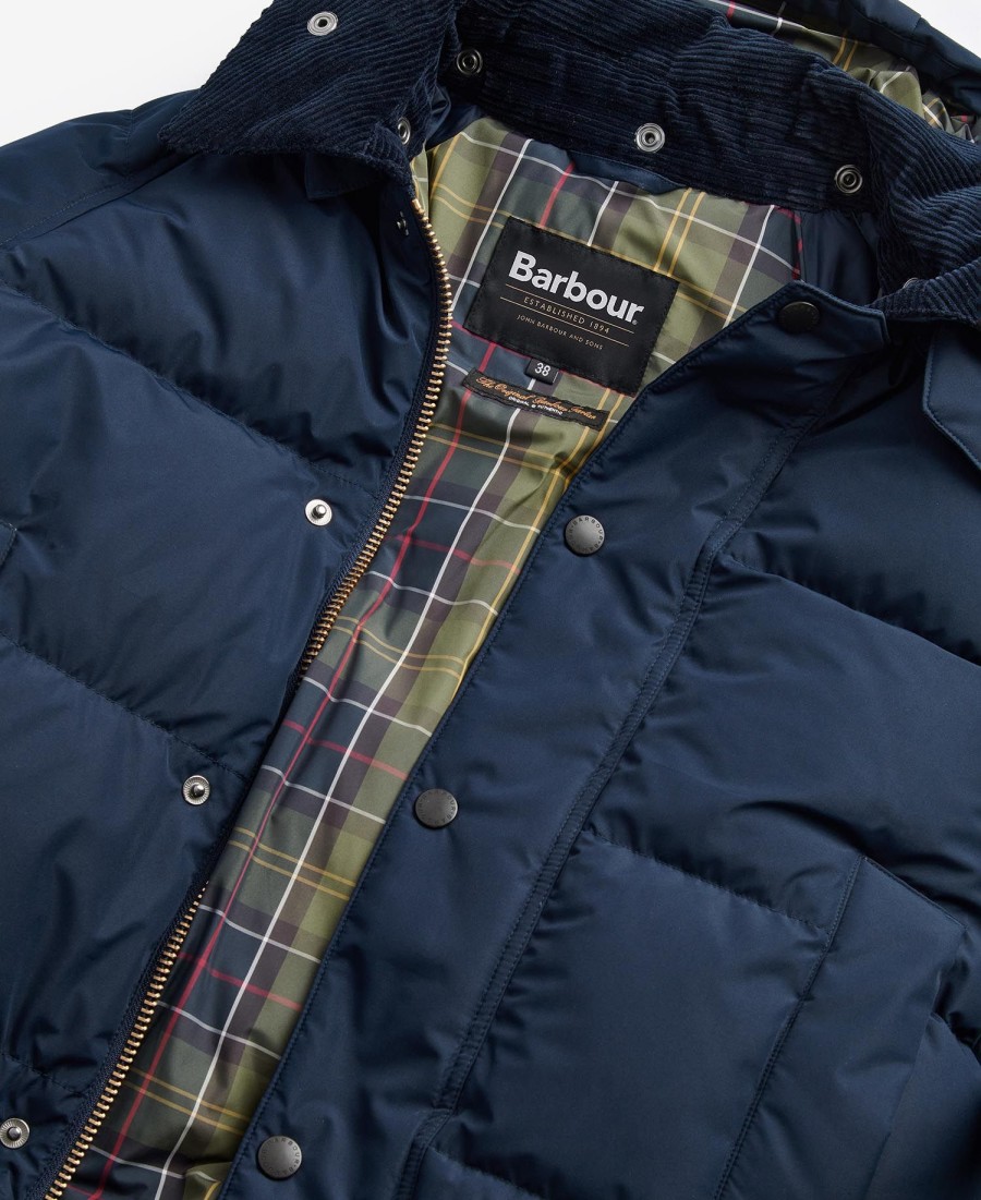 beaufort gewatteerde oversized jas