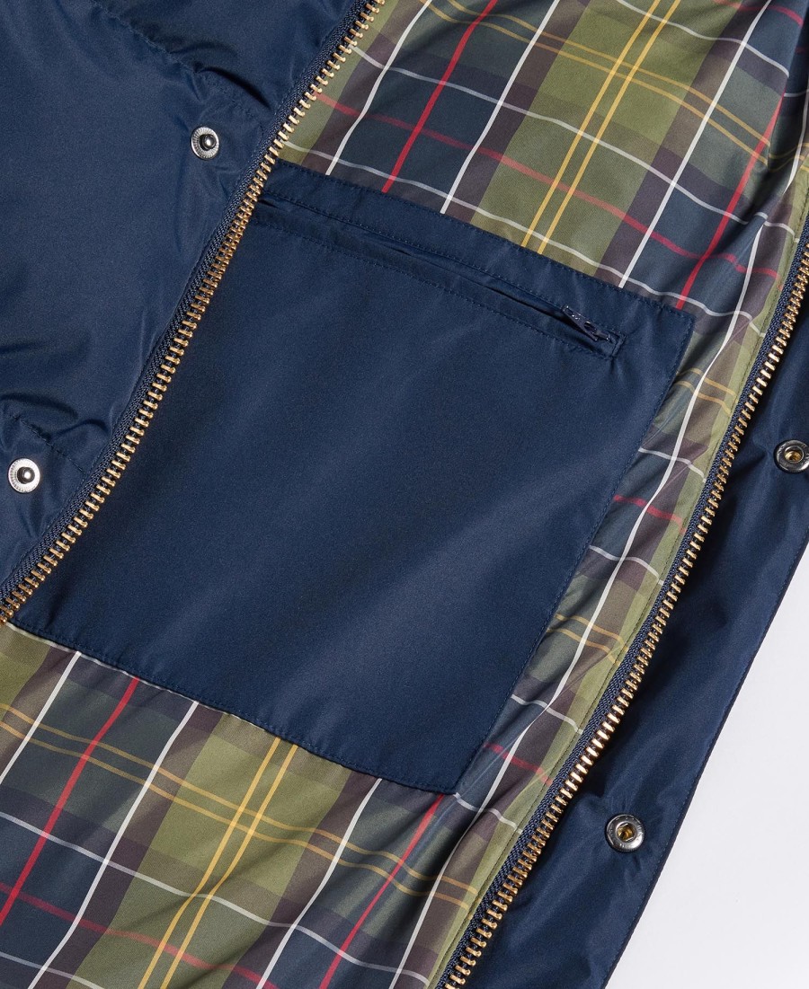 beaufort gewatteerde oversized jas
