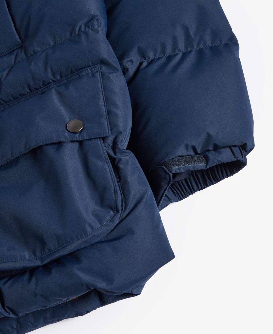 beaufort gewatteerde oversized jas