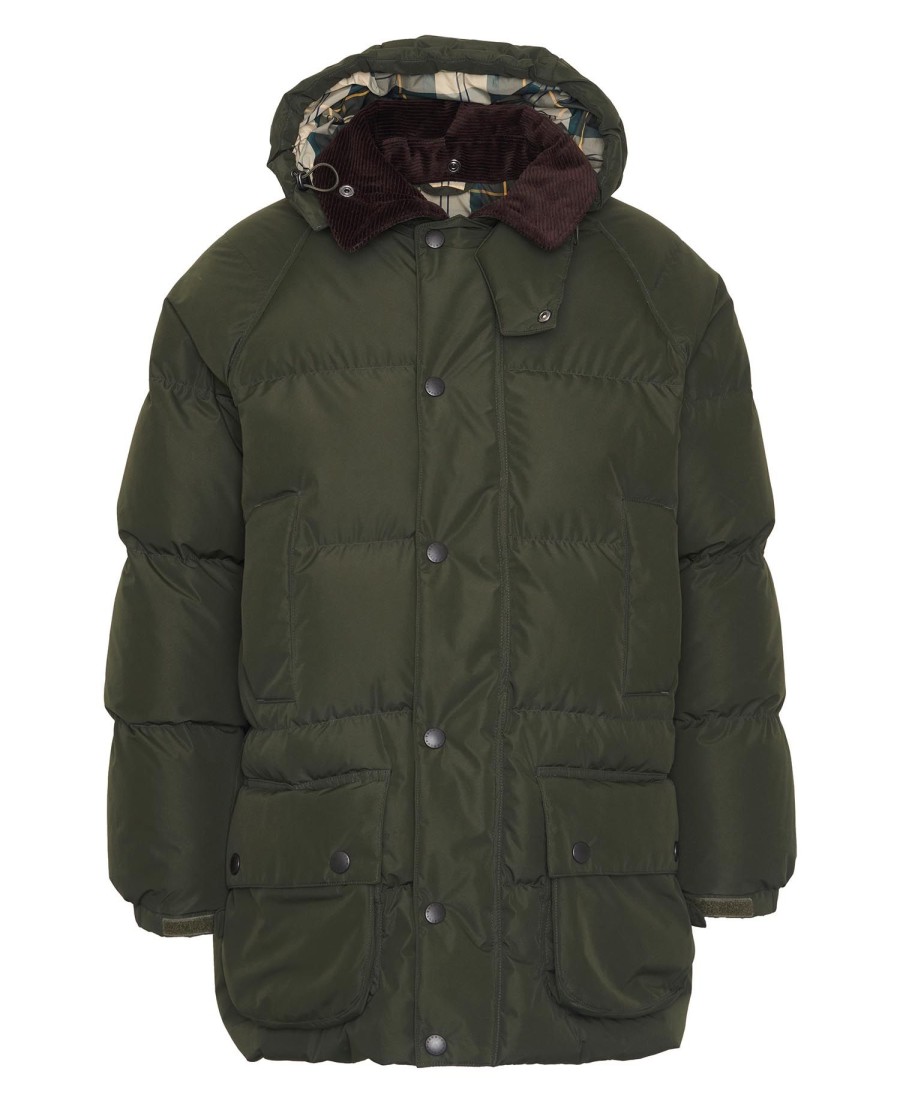 beaufort gewatteerde oversized jas