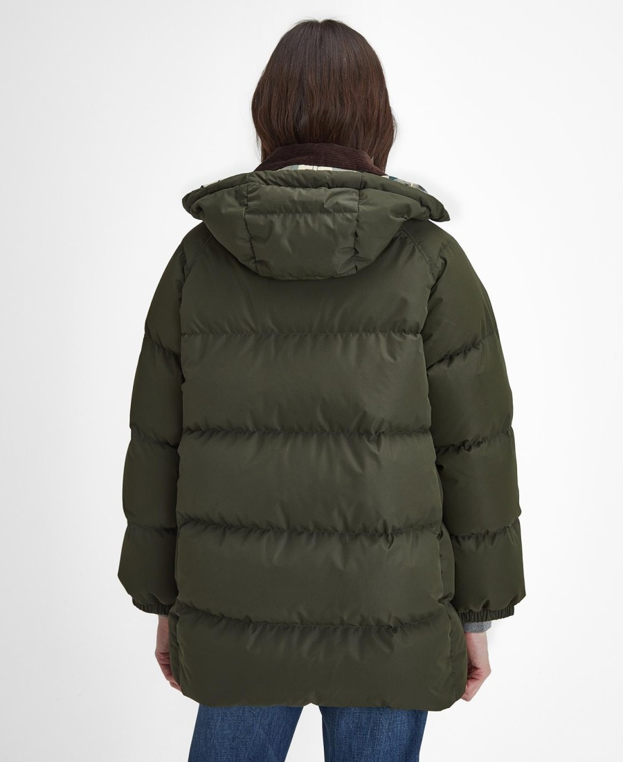 beaufort gewatteerde oversized jas