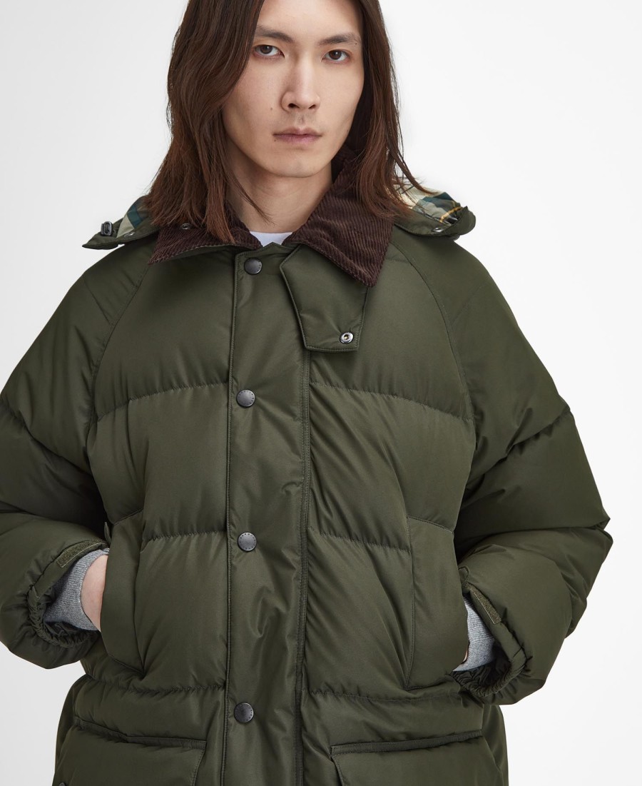 beaufort gewatteerde oversized jas